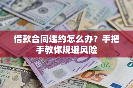 武汉借款合同违约怎么办？手把手教你规避风险