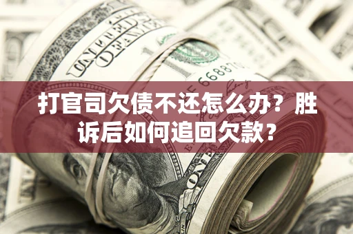 武汉打官司欠债不还怎么办？胜诉后如何追回欠款？