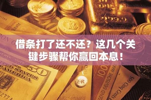 武汉借条打了还不还？这几个关键步骤帮你赢回本息！