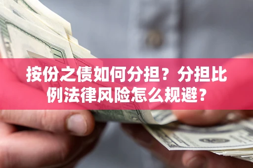 武汉按份之债如何分担？分担比例法律风险怎么规避？