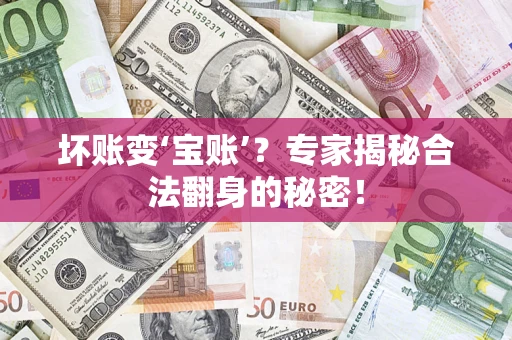武汉坏账变‘宝账’？专家揭秘合法翻身的秘密！