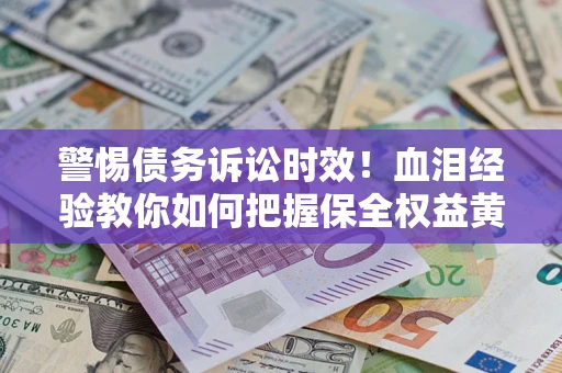 武汉警惕债务诉讼时效！血泪经验教你如何把握保全权益黄金期