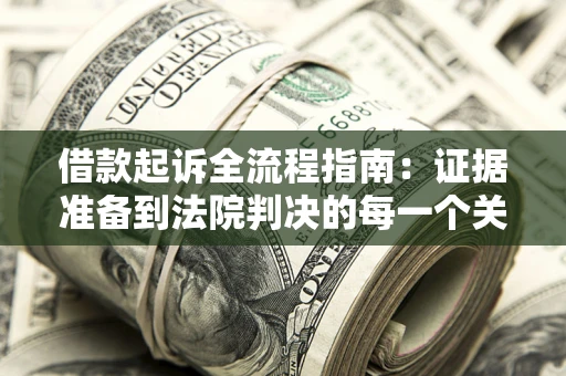 武汉借款起诉全流程指南：证据准备到法院判决的每一个关键步骤