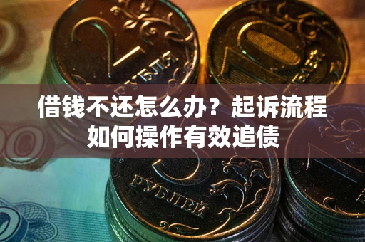 武汉借钱不还怎么办？起诉流程如何操作有效追债