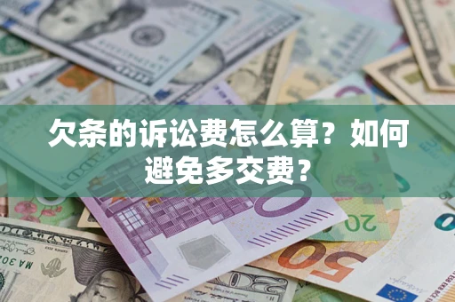 武汉欠条的诉讼费怎么算？如何避免多交费？
