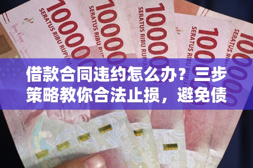武汉借款合同违约怎么办？三步策略教你合法止损，避免债务危机升级