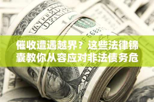 武汉催收遭遇越界？这些法律锦囊教你从容应对非法债务危机