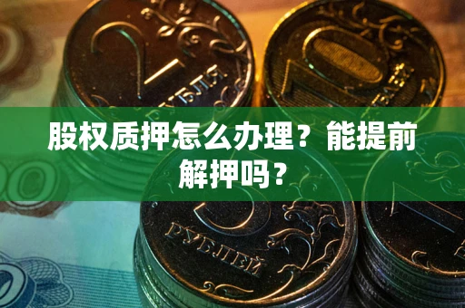 武汉股权质押怎么办理？能提前解押吗？