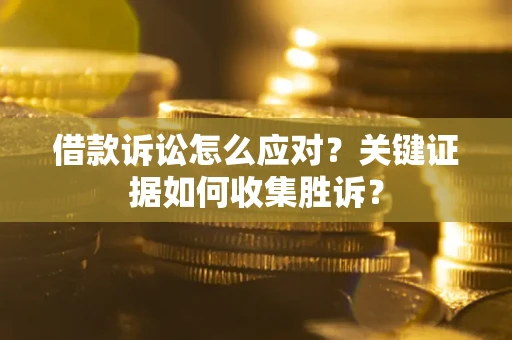 武汉借款诉讼怎么应对？关键证据如何收集胜诉？