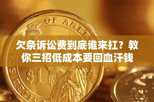 武汉欠条诉讼费到底谁来扛？教你三招低成本要回血汗钱